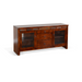 Sunny Designs 60" TV Console with Drawers Dark Chocolate - Bed & Sofa Hub