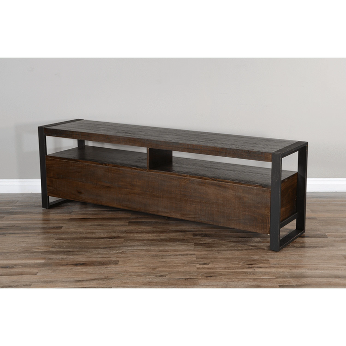 Sunny Designs Homestead 64" TV Console Tobacco Leaf - Bed & Sofa Hub