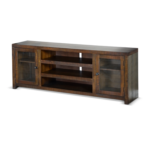 Sunny Designs 72" TV Console Tobacco Leaf - Bed & Sofa Hub