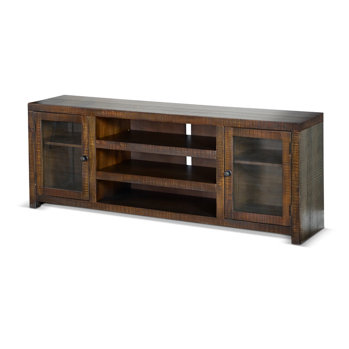 Sunny Designs 72" TV Console Tobacco Leaf - Bed & Sofa Hub