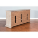 Sunny Designs 65" TV Console with Barn Door Mountain Smoke - Bed & Sofa Hub