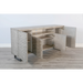 Sunny Designs 72" Media Console / Server Alpine Grey - Bed & Sofa Hub