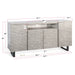 Sunny Designs 72" Media Console / Server Alpine Grey - Bed & Sofa Hub
