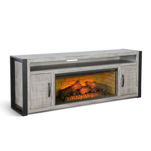 Sunny Designs Media Console Alpine Grey - Bed & Sofa Hub