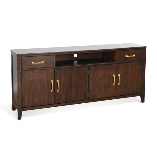 Sunny Designs 72" Media Console Coffee Bean - Bed & Sofa Hub