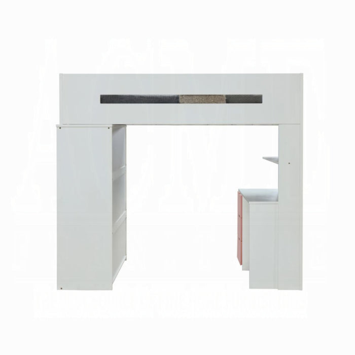 ACME Nerice Twin Loft Bed W/Desk & Wardrobe - Bed & Sofa Hub