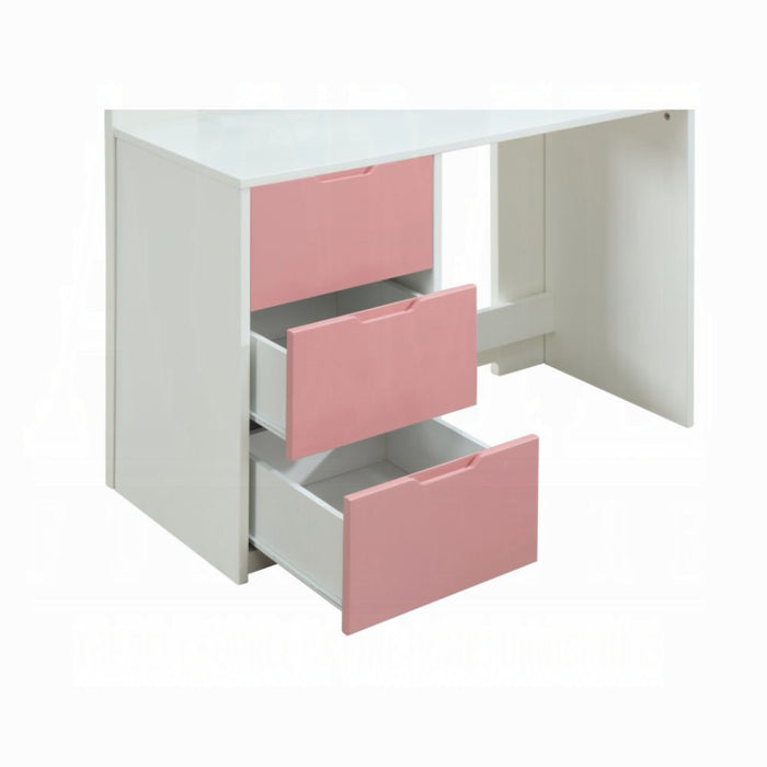 ACME Nerice Twin Loft Bed W/Desk & Wardrobe - Bed & Sofa Hub