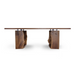 Maxima House Solid Wood/ Tampered Glass Dining Table Gor Xo - Bed & Sofa Hub