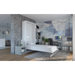 Maxima House Vertical European TWIN size Murphy bed INVENTO with mattress, LED included - Bed & Sofa Hub