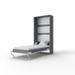 Maxima House Vertical European TWIN size Murphy bed INVENTO with mattress, LED included - Bed & Sofa Hub