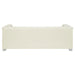 Coaster Chaviano 4-piece Upholstered Track Arm Sofa Living Room Set Pearl White - Bed & Sofa Hub
