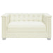 Coaster Chaviano 4-piece Upholstered Track Arm Sofa Living Room Set Pearl White - Bed & Sofa Hub
