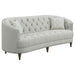 Coaster Avonlea 3-piece Upholstered Sloped Arm Sofa Living Room Set Grey Fabric - Bed & Sofa Hub