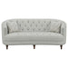 Coaster Avonlea 3-piece Upholstered Sloped Arm Sofa Living Room Set Grey Fabric - Bed & Sofa Hub
