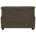 Coaster Clementine 3-piece Upholstered Padded Arm Sofa Living Room Set Brown - Bed & Sofa Hub