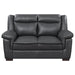 Coaster Arabella 3-piece Upholstered Padded Arm Sofa Living Room Set Grey - Bed & Sofa Hub