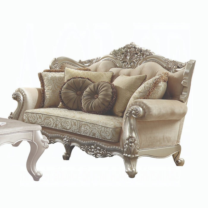ACME Bently Loveseat W/5 Pillows(Same Lv01580) - Bed & Sofa Hub