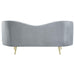 Coaster Sophia 3-piece Upholstered Channel Tufted Sofa Living Room Set Grey - Bed & Sofa Hub