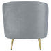 Coaster Sophia 3-piece Upholstered Channel Tufted Sofa Living Room Set Grey - Bed & Sofa Hub