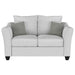 Coaster Leaton Upholstered Recessed Arm Sofa Brown Sugar - Bed & Sofa Hub