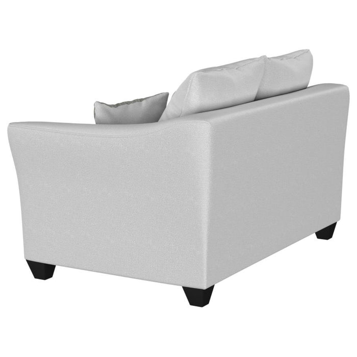 Coaster Leaton Upholstered Recessed Arm Sofa Brown Sugar - Bed & Sofa Hub