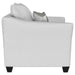 Coaster Leaton Upholstered Recessed Arm Sofa Brown Sugar - Bed & Sofa Hub
