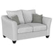 Coaster Salizar 3-piece Upholstered Flared Arm Sofa Living Room Set Sand - Bed & Sofa Hub