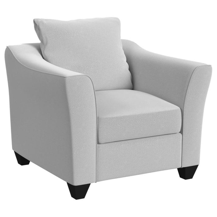 Coaster Salizar 3-piece Upholstered Flared Arm Sofa Living Room Set Sand - Bed & Sofa Hub