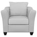 Coaster Salizar 3-piece Upholstered Flared Arm Sofa Living Room Set Sand - Bed & Sofa Hub