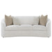 Coaster Rainn 3-piece Boucle Upholstered Sloped Arm Sofa Living Room Set Latte - Bed & Sofa Hub