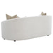 Coaster Rainn 3-piece Boucle Upholstered Sloped Arm Sofa Living Room Set Latte - Bed & Sofa Hub
