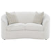 Coaster Rainn 3-piece Boucle Upholstered Sloped Arm Sofa Living Room Set Latte - Bed & Sofa Hub