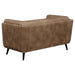 Coaster Thatcher 3-piece Upholstered Tuxedo Arm Sofa Living Room Set Brown - Bed & Sofa Hub