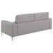 Coaster Glenmark 3-piece Upholstered Track Arm Sofa Living Room Set Taupe - Bed & Sofa Hub