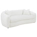 Coaster Isabella 3-piece Faux Sheepskin Upholstered Sofa Living Room Set Natural - Bed & Sofa Hub