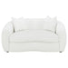 Coaster Isabella 3-piece Faux Sheepskin Upholstered Sofa Living Room Set Natural - Bed & Sofa Hub