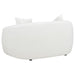 Coaster Isabella 3-piece Faux Sheepskin Upholstered Sofa Living Room Set Natural - Bed & Sofa Hub