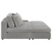 Coaster Blaine Upholstered Reversible Chaise Sectional Sofa Fog - Bed & Sofa Hub