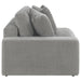 Coaster Blaine Upholstered Reversible Chaise Sectional Sofa Fog - Bed & Sofa Hub