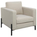 Coaster Tilly 3-piece Upholstered Track Arm Sofa Living Room Set Oatmeal - Bed & Sofa Hub
