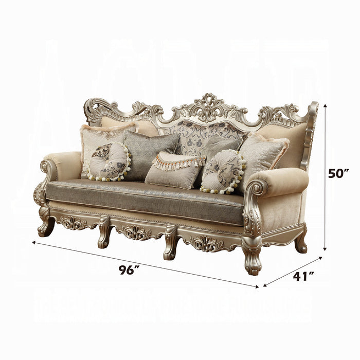 ACME Ranita Sofa W/7 Pillows - Bed & Sofa Hub