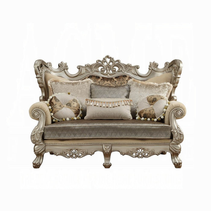 ACME Ranita Loveseat W/6 Pillows - Bed & Sofa Hub