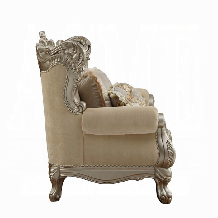 ACME Ranita Loveseat W/6 Pillows - Bed & Sofa Hub
