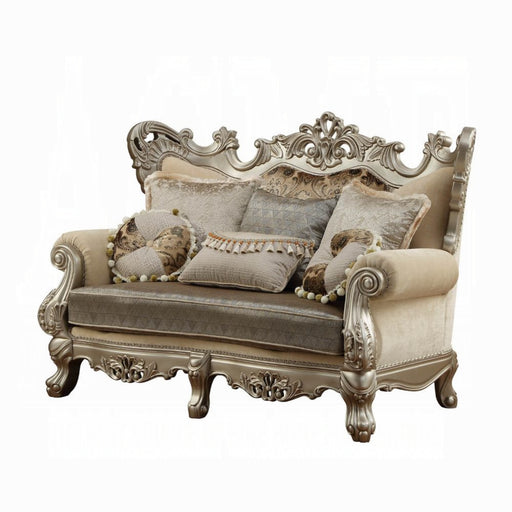 ACME Ranita Loveseat W/6 Pillows - Bed & Sofa Hub