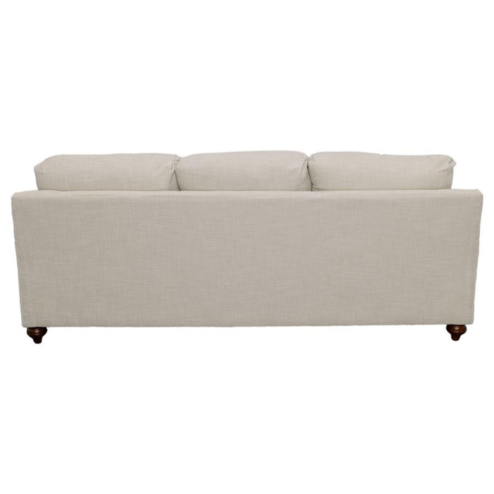Coaster Glenn 3-piece Upholstered Sofa Living Room Set Light Grey and Grey - Bed & Sofa Hub
