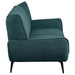 Coaster Acton 3-piece Upholstered Flared Arm Sofa Living Room Set Teal Blue - Bed & Sofa Hub