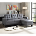 ACME Earsom Reversible Sofa & Ottoman - Bed & Sofa Hub