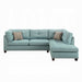 ACME Laurissa Sectional Sofa & Ottoman W/2 Pillows - Bed & Sofa Hub