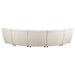 Coaster Charlotte 5-piece Upholstered Modular Sectional Sofa Ivory - Bed & Sofa Hub