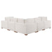 Coaster Lakeview 6-piece Upholstered Modular Sectional Sofa Ivory - Bed & Sofa Hub